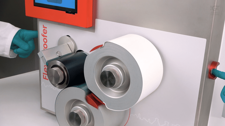 Making a flexo drawdown