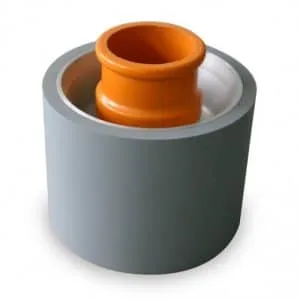 50 mm Printing disc rubber for UV-inks 85 Shore A